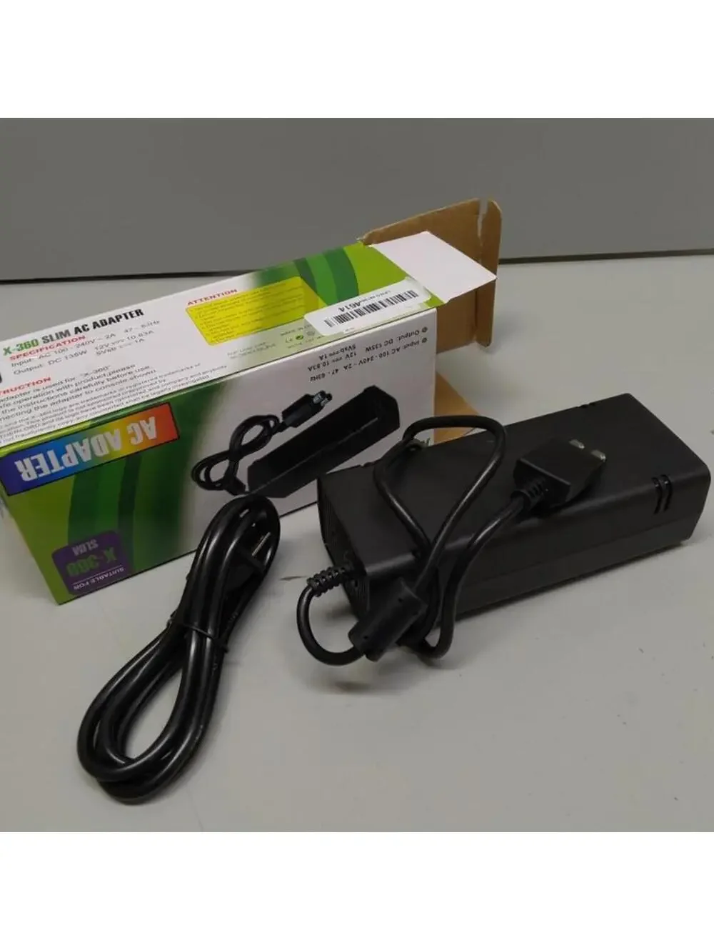 XBox 360 Slim AC Adaptor Power Supply Advanced Quiet Edition